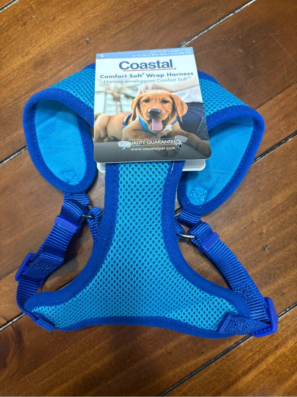 Coastal Comfort Soft Wrap Dog Harness - Blue